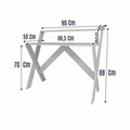Set de mobilier pentru camera de studiu, Hanah Home, X, Antracit