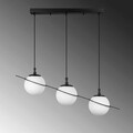 Lustra, Fulgor, 942FLG1644, Metal, Negru