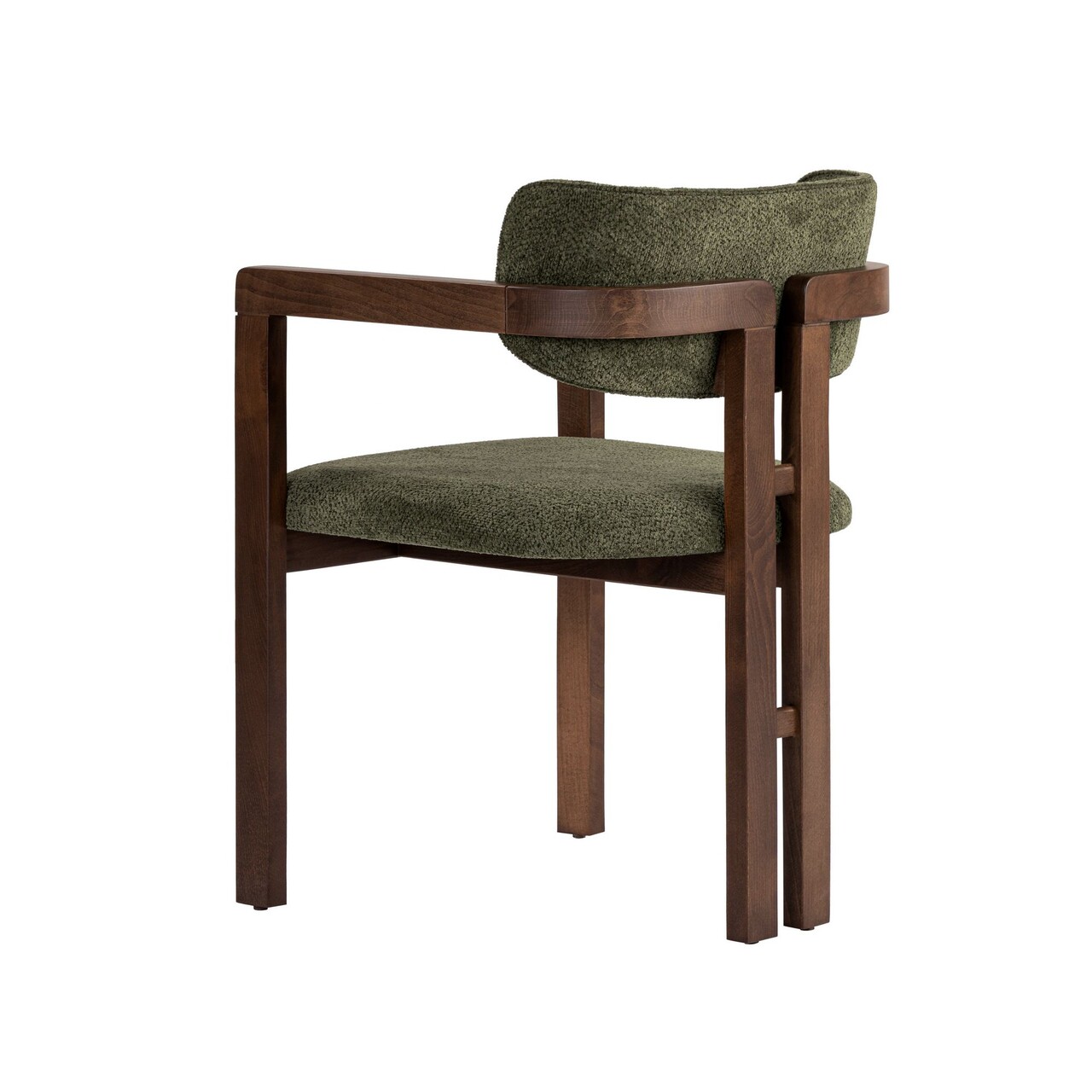 Scaun, Hanah Home, Toscana, 54x76x54 cm, Verde / Nuc închis - view 4