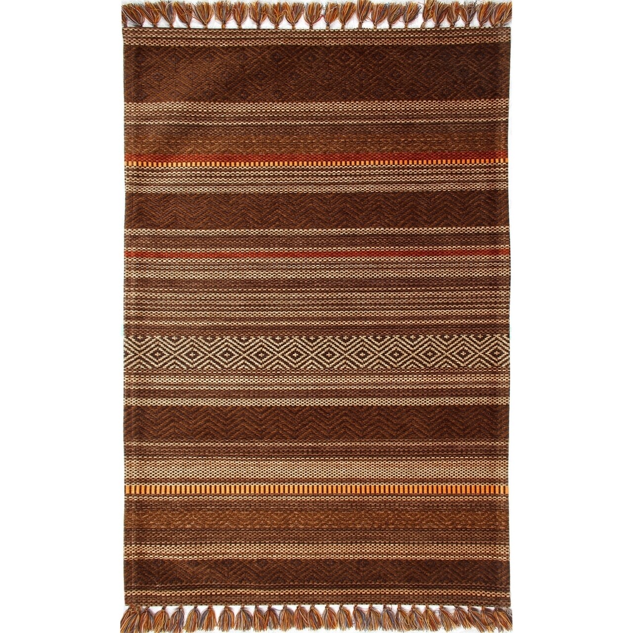 Covor Rezistent IN 01 - Brown, Terra, 80x150 Cm, Maro