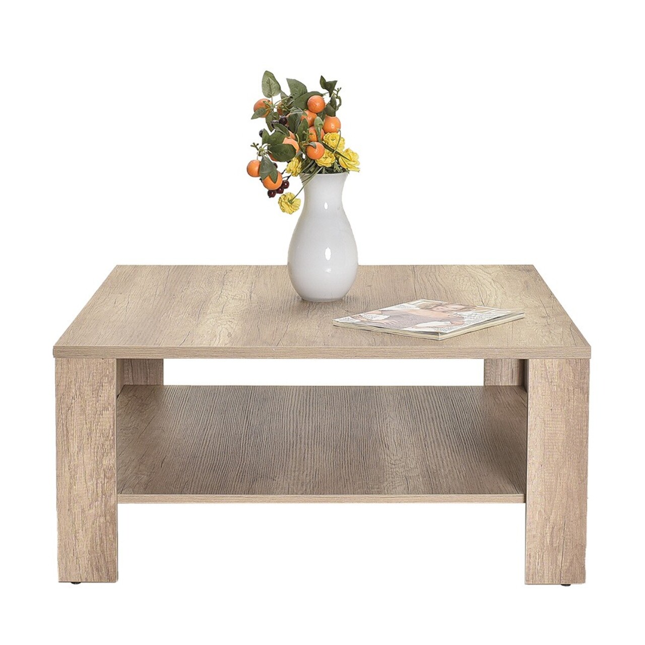 Masuta de cafea, Hanah Home, Shp-690-Tt-1, 90x42x90 cm, Nuc deschis - view 2