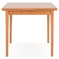 Masa dining extensibila, Shangai, 80/140 x 80 x 76.5 cm, MDF, maro