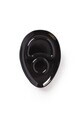 Set pentru ceai, Hermia, 275KRM2678, Dimensiune: 09 cm (2 bucăți), Negru