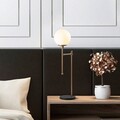 Lampa de masa, Fulgor, 942FLG1863, Metal, Auriu