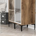 Dulap pentru haine, Hommy Craft, Kumsal PR, 80x47.5x201.4 cm, PAL, Nuc/Alb