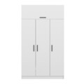 Dulap pentru haine, Minerva, Kale 255, 135x255x52 cm, PAL, Alb
