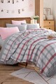 Patura Double, Warm Soft - Grey, Red, Eponj Home, 70% bumbac/30% acril