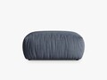 Taburet, Chris-259, Micadoni Home, 100x85x43 cm, tesatura structurata chenille, albastru muted