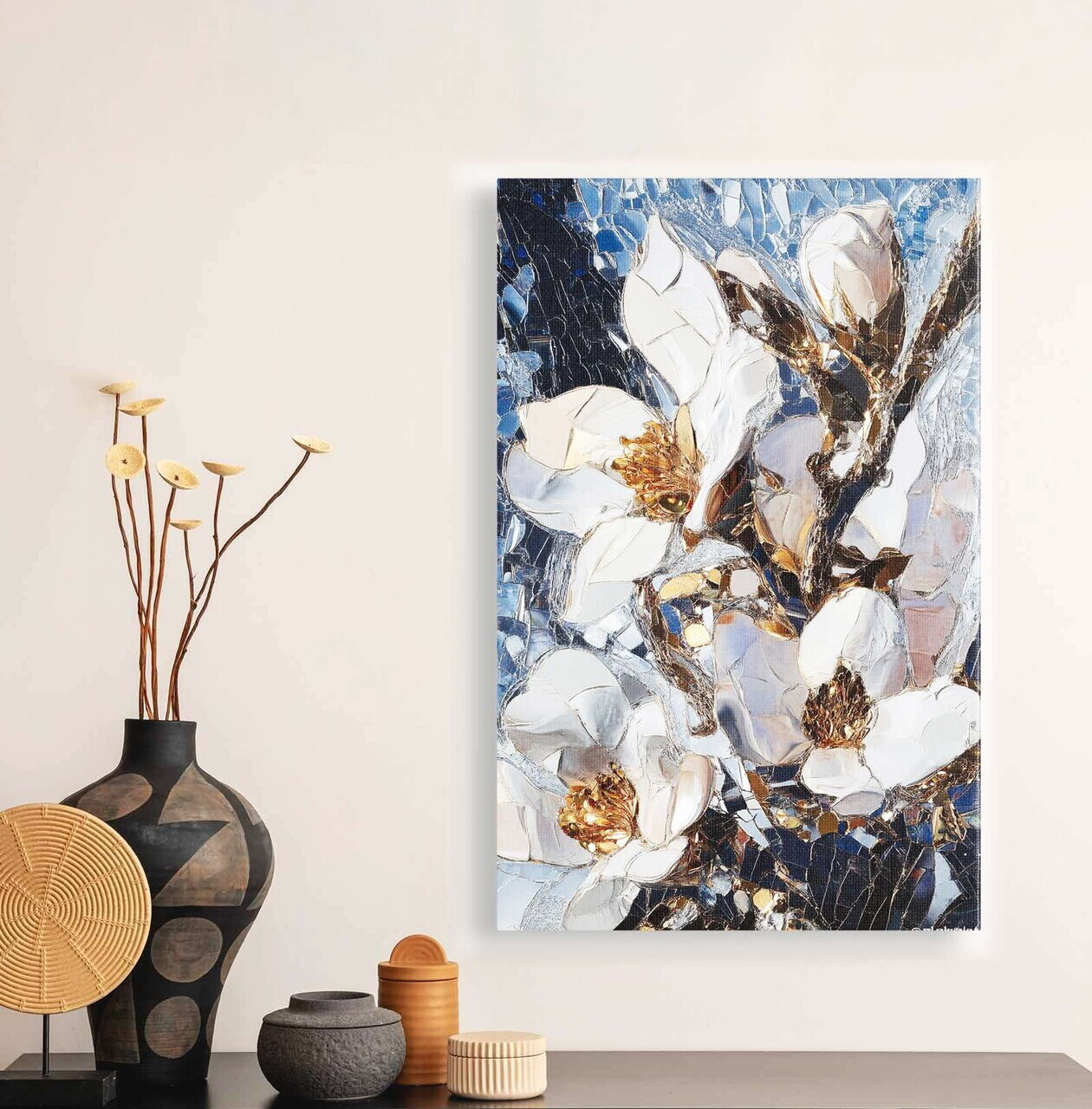 Tablou decorativ, YNS-1033-70 x 100, Lemn, Multicolor