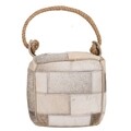 Opritor de usa, Creaciones Meng, 20x20 cm, piele naturala
