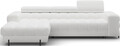 Coltar extensibil dreapta 3 locuri ELTAP, LT-01ROY, Felro, 285x181x93 cm, lemn/poliester, alb