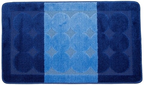 Covoras de baie Edremit, Confetti, 60×100 cm, bleumarin Confetti