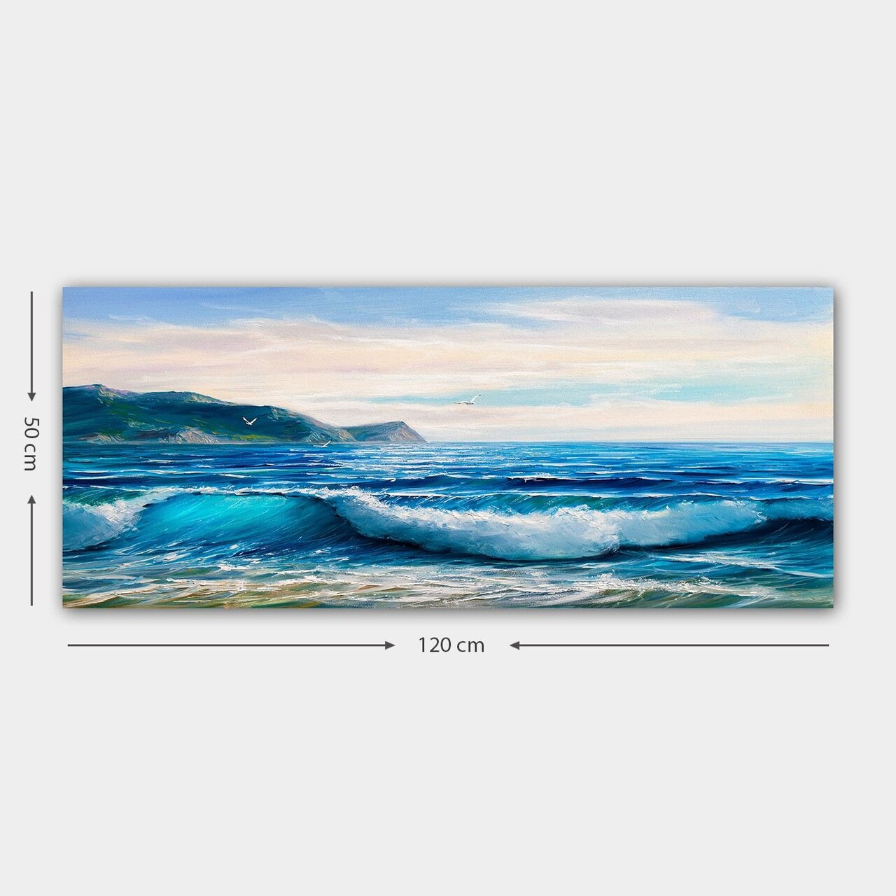 Tablou decorativ, YTY1007211319_50120, Cadru: 100% LEMN (grosime: 3 cm), Multicolor - view 4