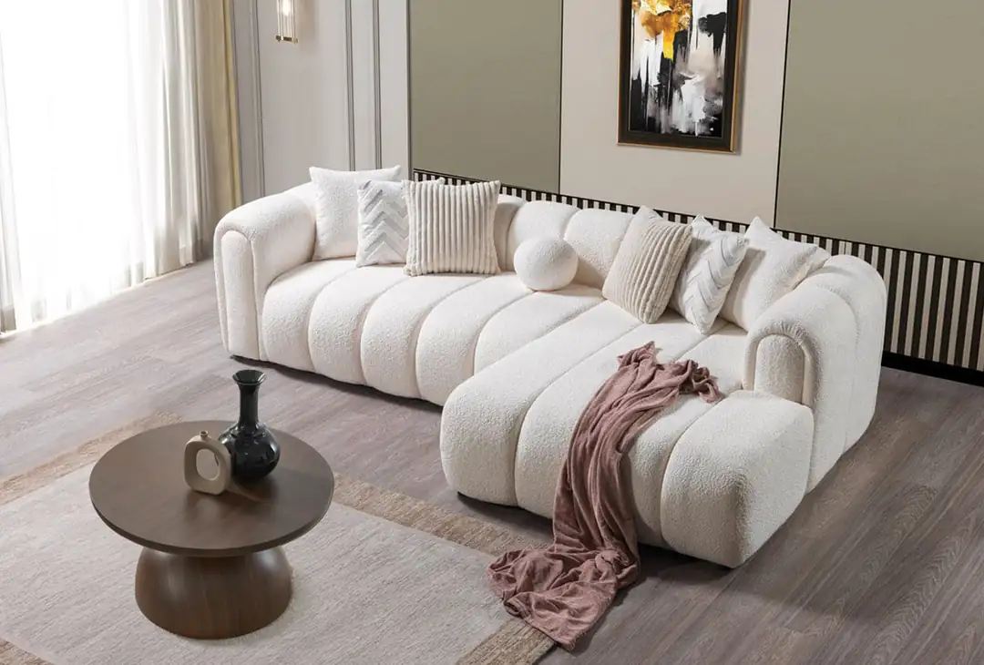 Coltar, Atelier del Sofa, 752EST1314, Frame: 70% HORNBEAM/30% MELAMINE COATED CHIPBOARD, Alb