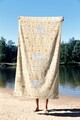 Prosop de plaja, Astacura, Think Like An Egyptian 90, 90x150 cm, 70% poliester/30% poliamida, Multicolor