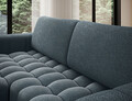 Coltar extensibil stanga 4 locuri ELTAP, Bon-221, Bonett, 250x175x92 cm, lemn/poliester, albastru