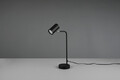 Lampa de masa Marley, TRIO, 12x25x45 cm, 5W, 1x GU10, metal, negru mat