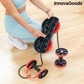 Rola abdominala cu discuri rotative, benzi elastice si ghid de exercitii Twabanarm InnovaGoods