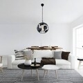 Lustra Dunya, Maison in Design, Ø30 cm, 1 x E27, 40W, negru