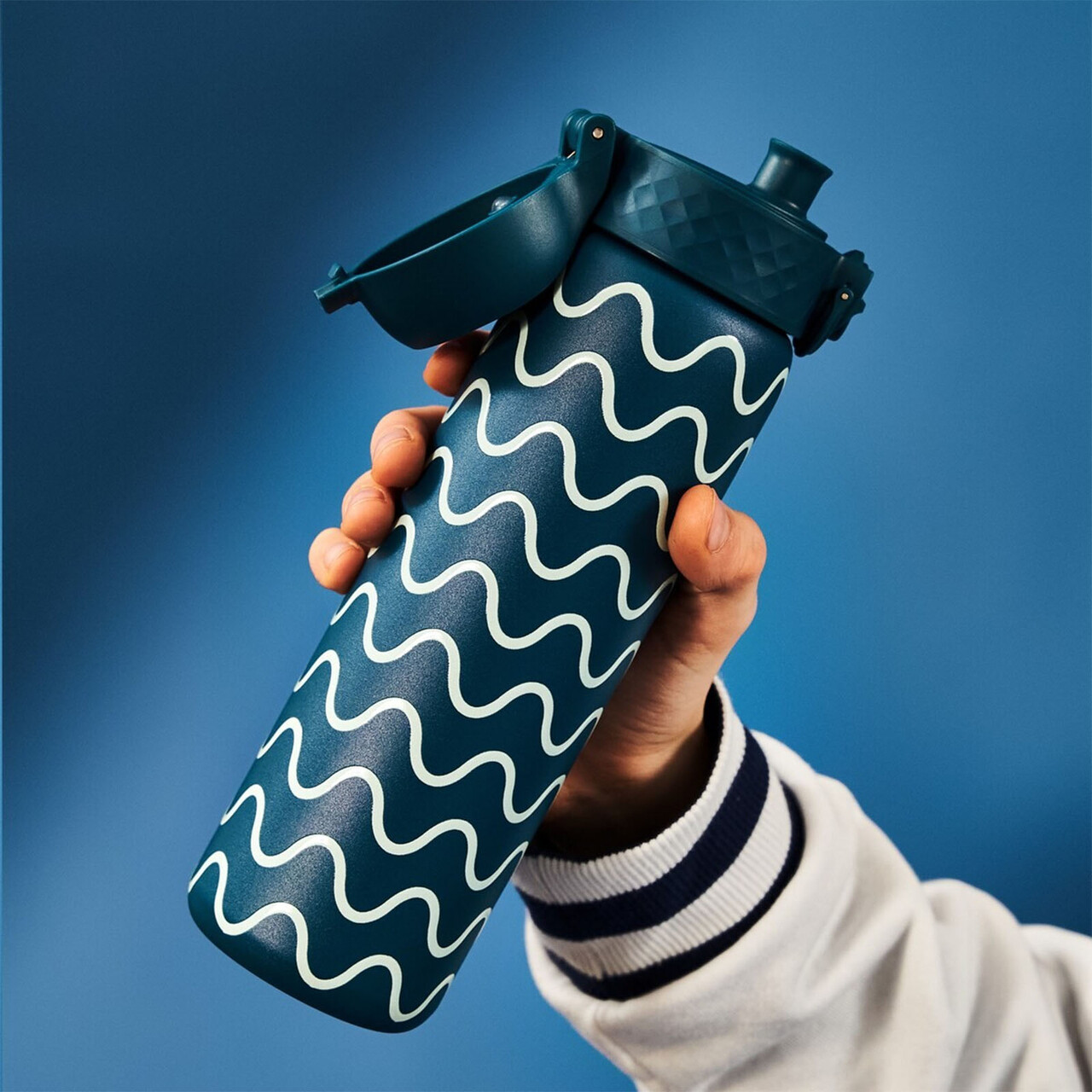 Sticla apa Slim, inox, 500ml, Wave - Ion8 - imagine 5