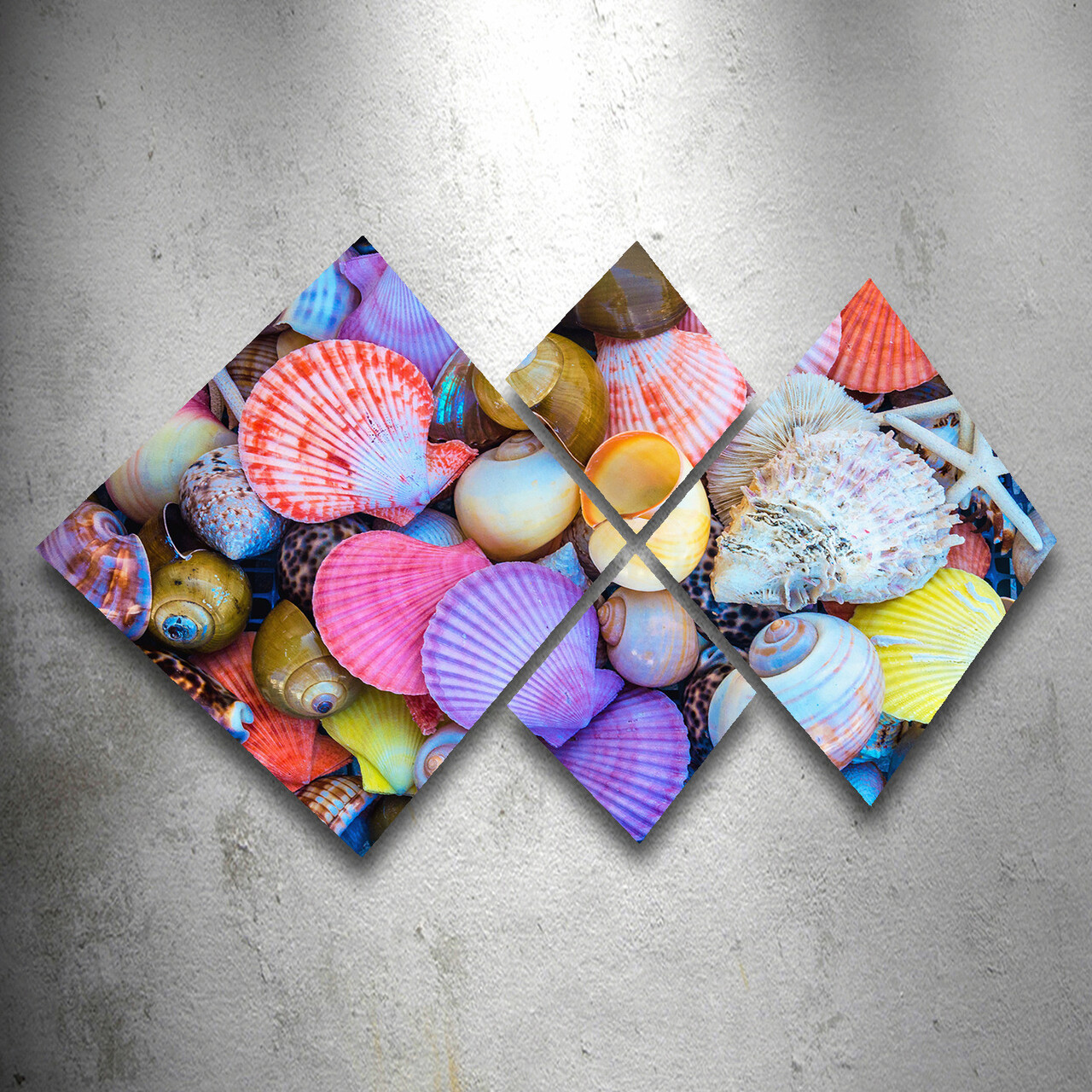 Set 4 tablouri decorative, 4MDF276415940, MDF, Imprimat UV, Multicolor - 1 | YEO