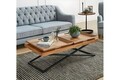 Masuta de cafea, Howard, Towly, 120x42x60 cm, MDF , Maro