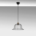 Lustra, Fulgor, 942FLG1180, Metal, Negru/Maro antic