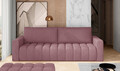 Canapea extensibila 3 locuri ELTAP, Laz13, Lazaro, 247x97x92 cm, lemn/poliester, roz inchis