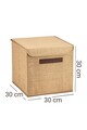 Cutie de depozitare din pâslă, YLC.K.K.034, 30x30x30 cm, Iuta, Natural