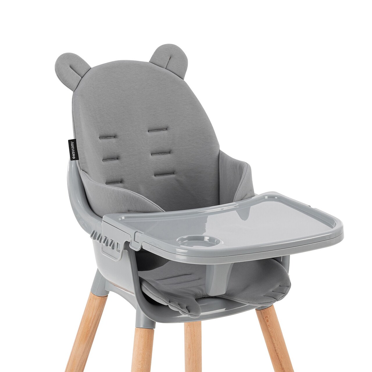Perna universala copii Baby Pad, Wallxpert, Teddy Bear, Poliester, Gri - view 3