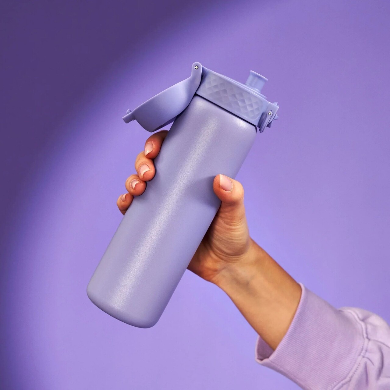 Sticla apa Slim, inox, 500ml, Periwinkle - Ion8 - imagine 5