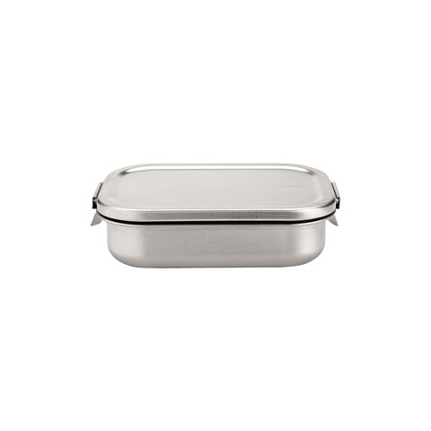 Caserola pentru pranz, Brabantia, Make&Take, 20.5x14.5x5.8 cm, 1.1 L, inox, argintiu mat