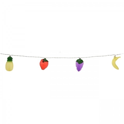 Poza Ghirlanda cu 10 Led-uri Party Fruits, 43 cm, polipropilena, multicolore