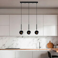 Lustra, Fulgor, 942FLG1467, Metal, Negru