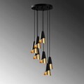 Lustra, Tatum, 584TTM1396, Metal, Negru