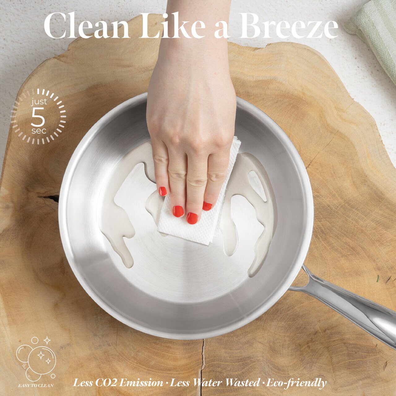 Tigaie Berlinger Haus, Copper Touch, 20 cm, inox, argintiu - imagine 10