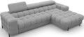 Coltar extensibil dreapta 3 locuri ELTAP, RT-04SO, Felro, 285x181x93 cm, lemn/poliester, gri inchis