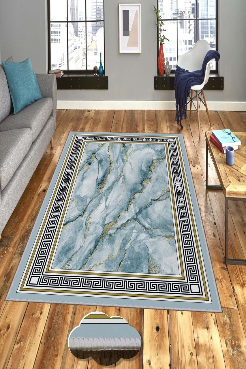 Covor Hmnt766 100x150 cm Poliester Multicolor
