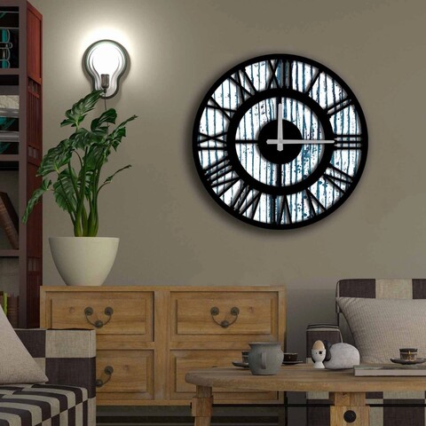 Ceas de perete, 5050ms-072, mdf, ø50 cm, multicolor