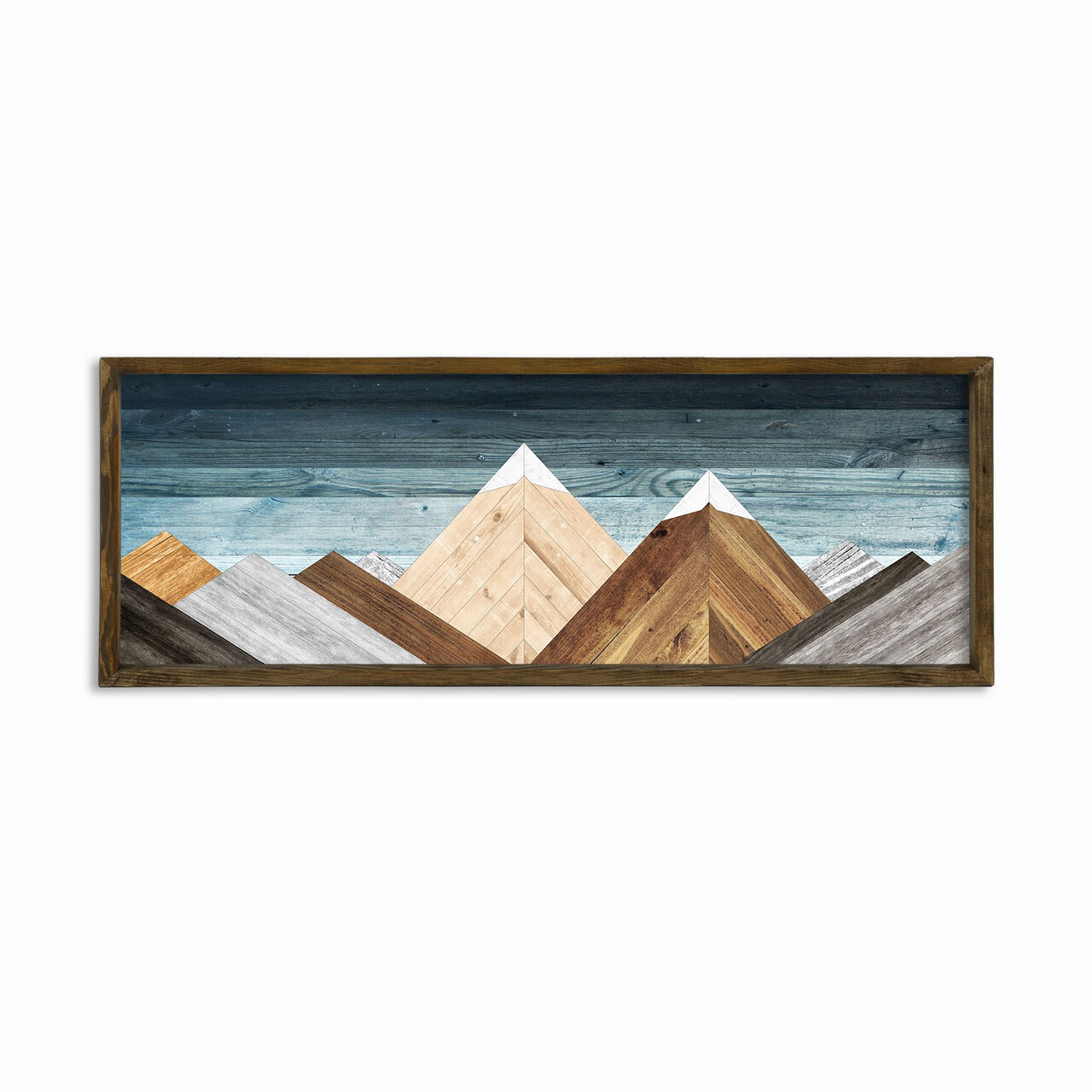 Set 3 tablouri decorative, TAH107, MDF, Lemn, Multicolor