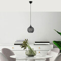 Lustra, Fulgor, 942FLG1449, Metal, Negru