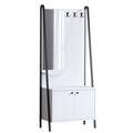 Cuier de perete, Elegance, Lole, Alb/Negru