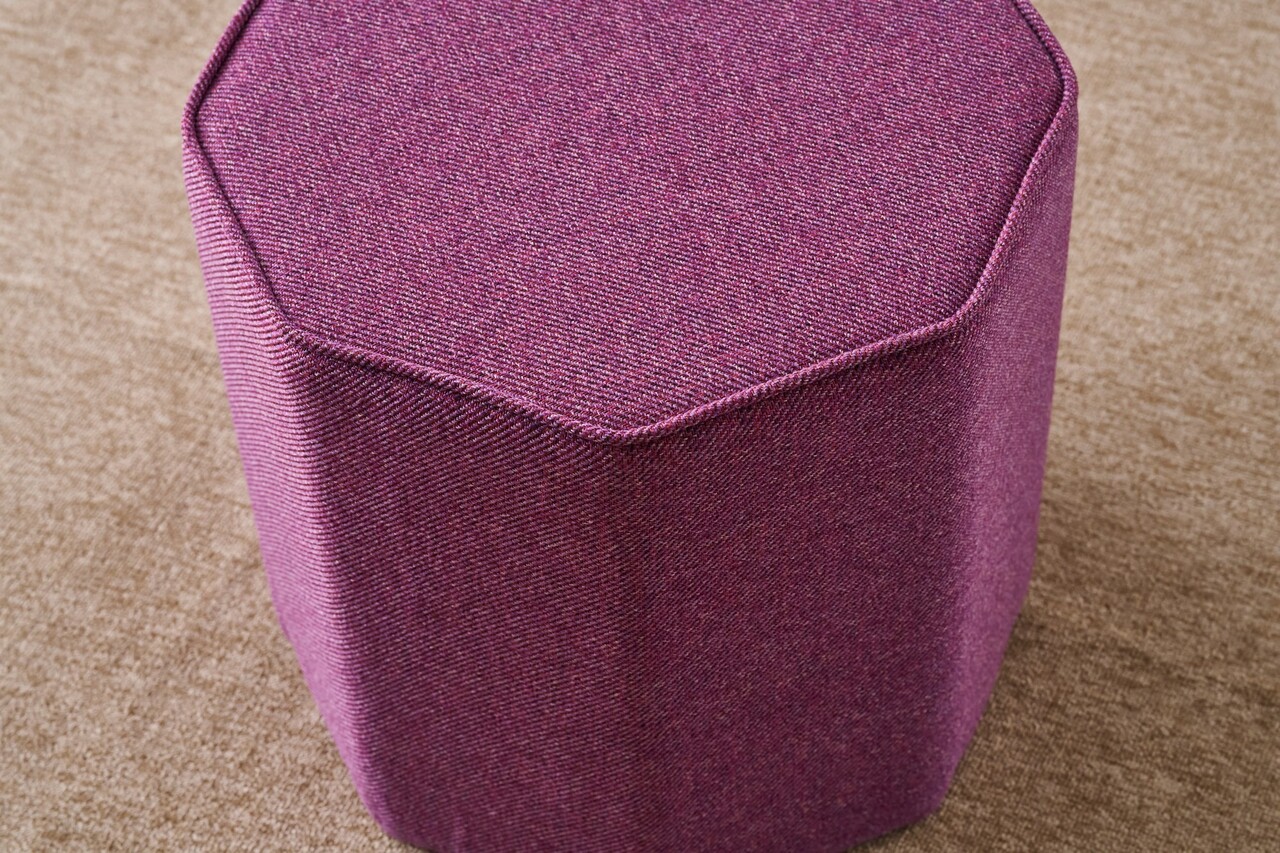 Taburet, Atelier del Sofa, 825BLC5157, Lemn, Lila - view 2