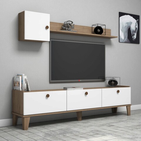 Comoda TV, Almaren, Sumer E4020, PAL, Stejar / Alb Almaren