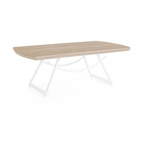 Masuta de cafea, helen gap, bizzotto, 110x60x40 cm, otel/mdf melaminat
