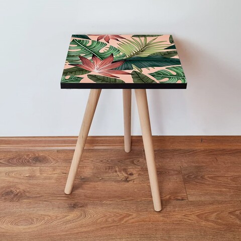 Masuta, Leona, Shp203, 35x42x35 cm, Roz/Verde