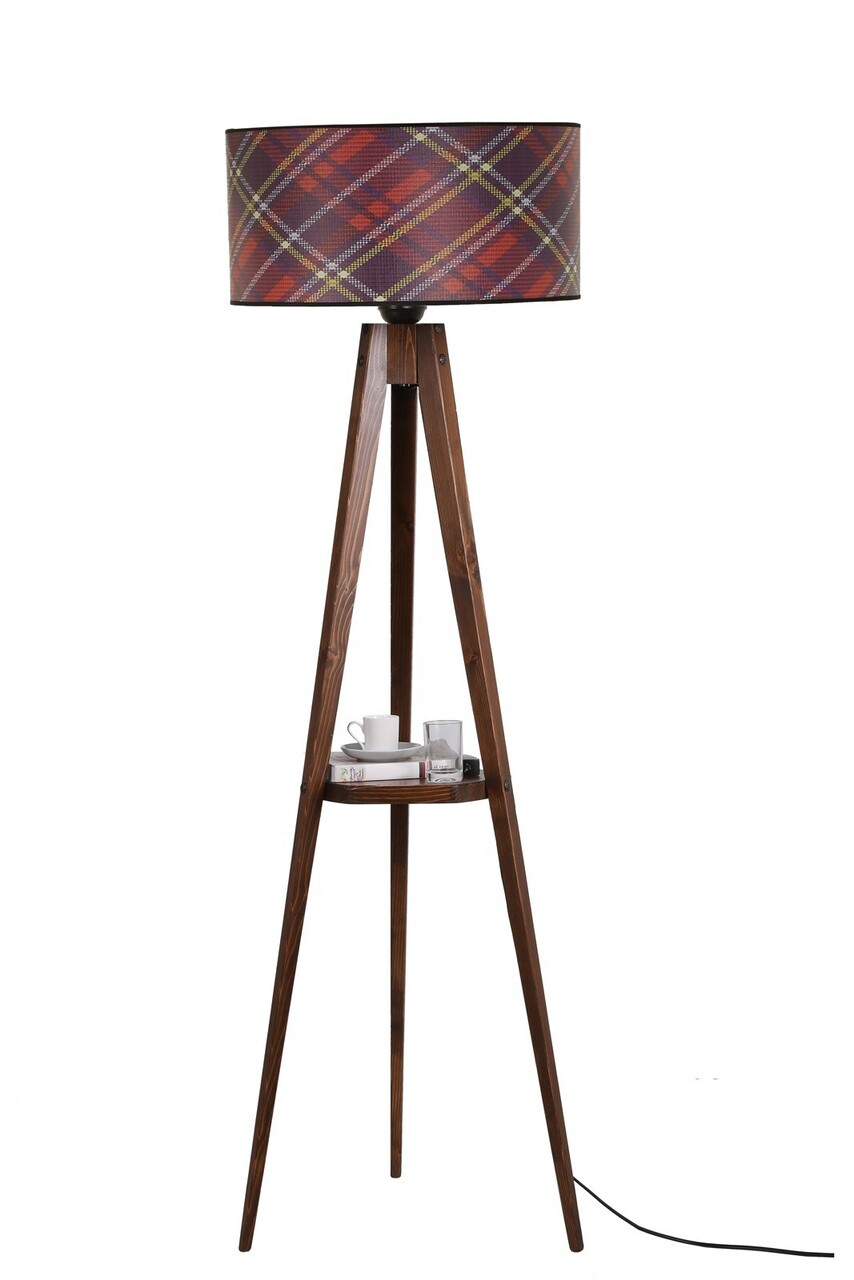 Lampadar, Luin, 534LUN3256, Metal/Lemn, Multicolor