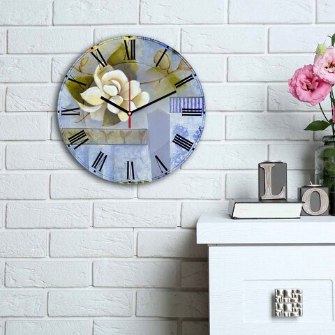 Ceas de perete, 3030ms-049, mdf, ø30 cm, multicolor