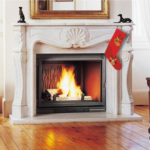 Soseta decorativa christmas, crp003, 35x18 cm, bumbac, multicolor