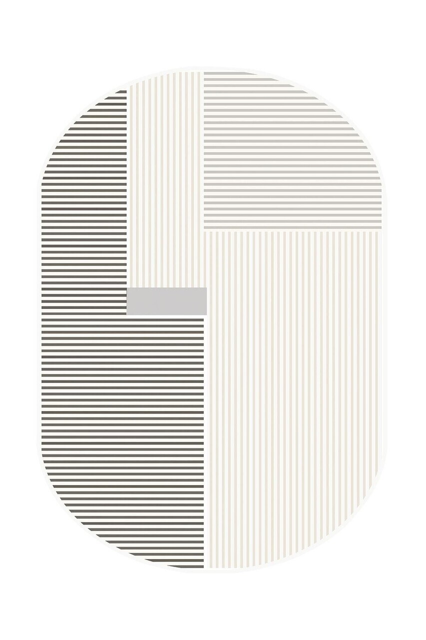 Covor, DC-4287-12, 120x250 cm, Poliester, Gri — imaginea 2